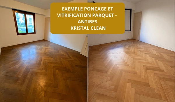 poncage et vitrification parquet ANTIBES