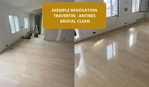 renovation travertin ANTIBES